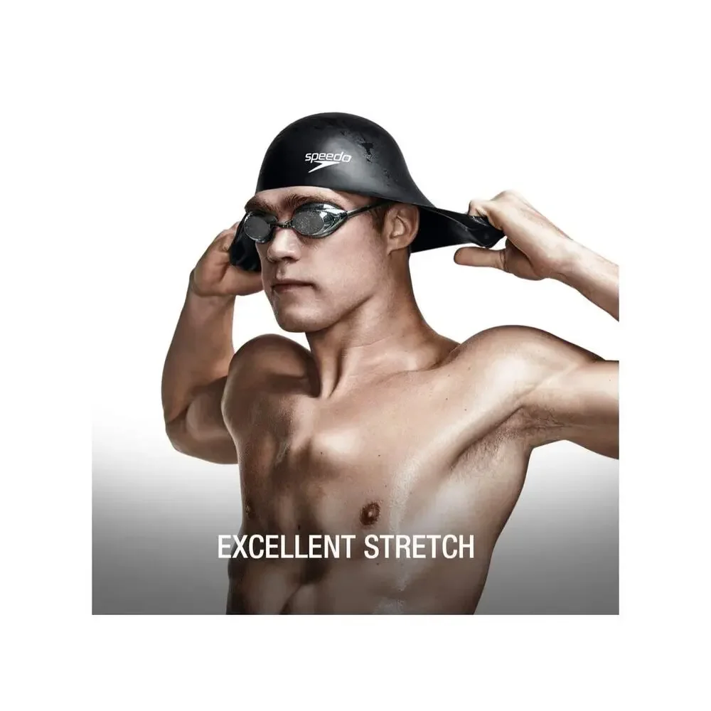 Speedo Unisex-Adult Swim Cap Silicone White -  BB6